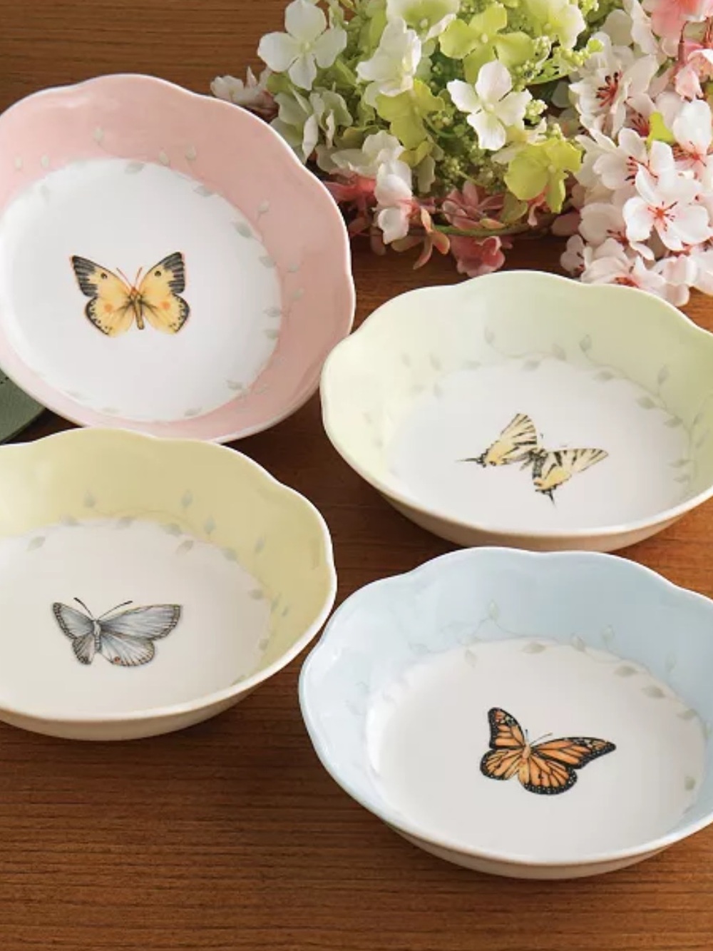 Lenox Butterfly Meadow Fruit Dishes- 5.25”